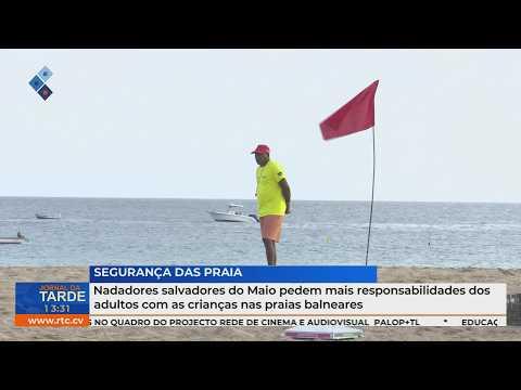 Nadadores-salvadores do Maio pedem mais responsabilidade dos adultos com crianças nas praias
