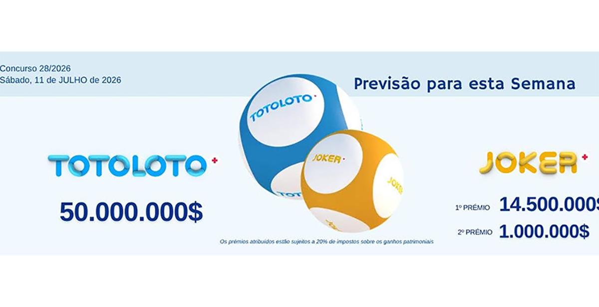 Primeiro prémio do Totoloto entra na última semana fixado nos 50 milhões de escudos