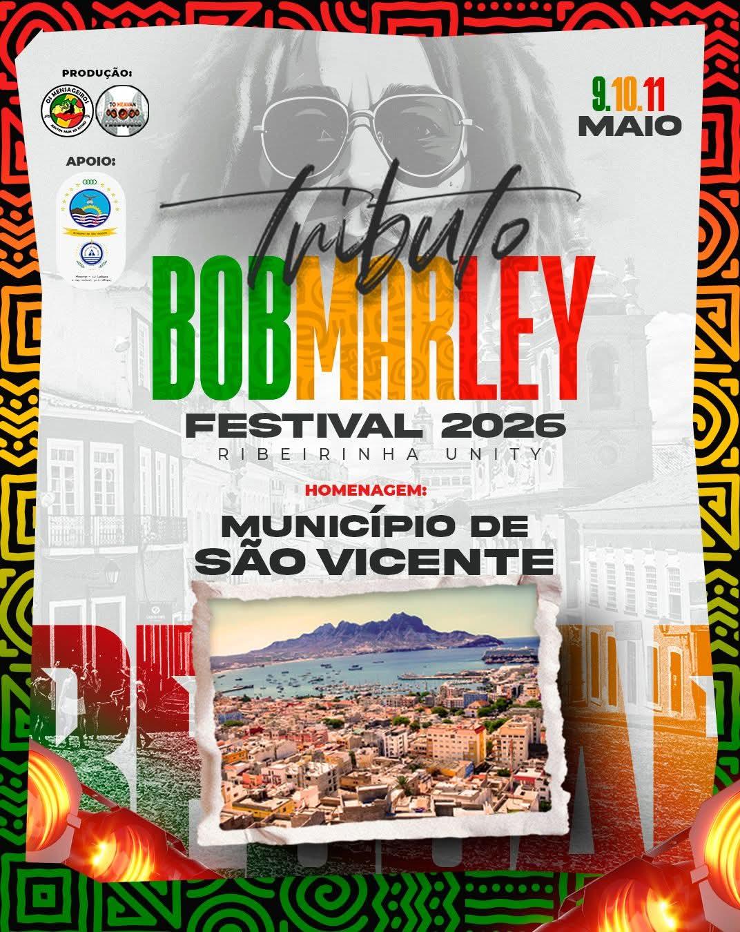 Tributo Bob Marley 2026 presta homenagem ao município de São Vicente