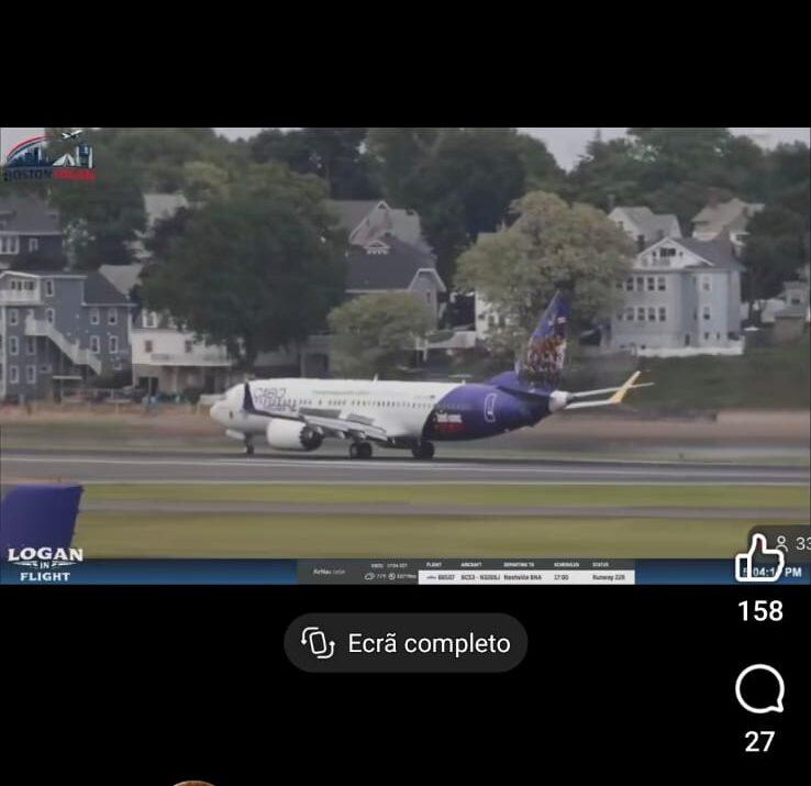 O avião chegou a Boston. A ironia aterrou primeiro