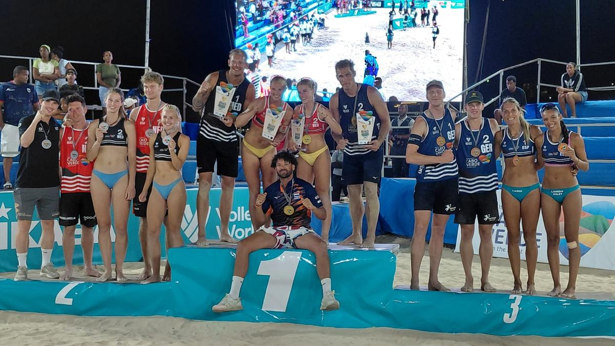 Países Baixos dominam Laginha e conquistam ouro duplo no Volleyball World Beach Pro Tour Futures