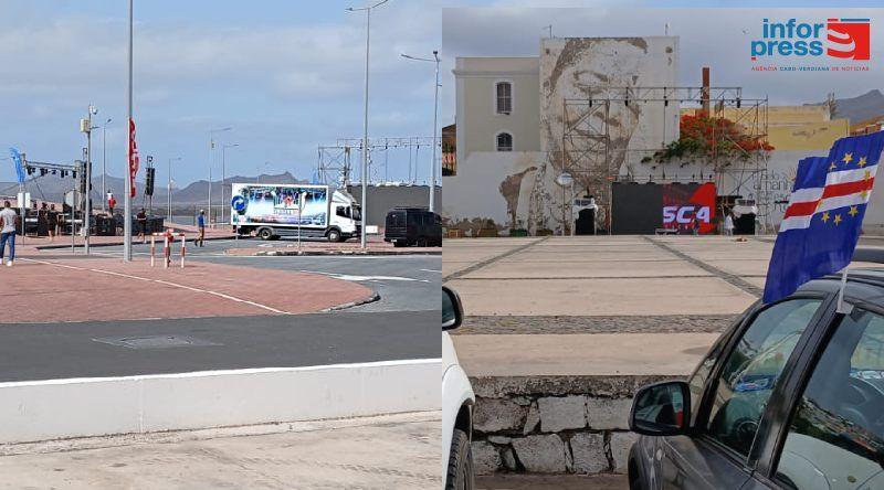 Mundial2026: Praça Dom Luís e Terminal de Cruzeiros a postos para receber mindelenses no apoio à selecção