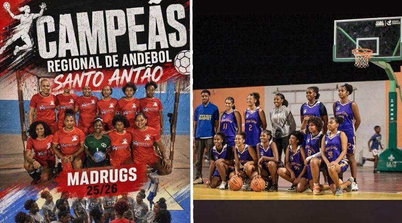 Porto Novo/Desporto: Autarquia enaltece conquistas das equipas femininas de Madrug's e masculina do Porto Novo Basket