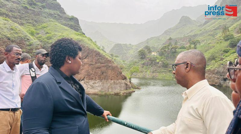 Santo Antão: Ministra anuncia intervenções a montante da Barragem de Canto de Cagarra