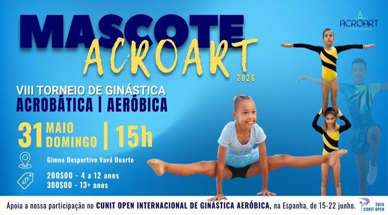 Praia Recebe VIII Torneio 'Mascote Acroart' com 60 Ginastas
