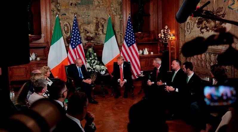 Trump defende que reunificação da Irlanda “vai acontecer eventualmente”