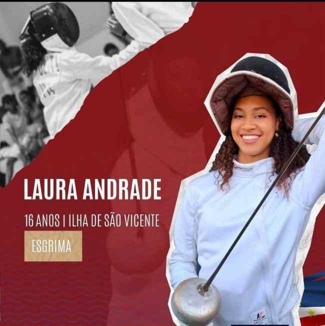 A esgrimista Laura Andrade está em Itália