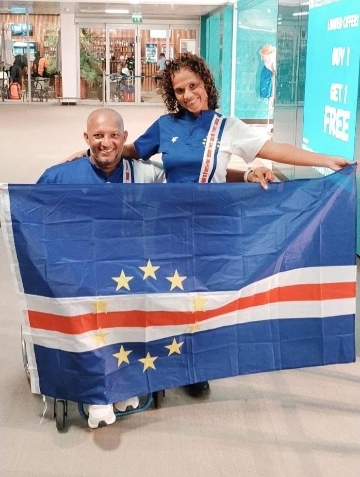 Cabo Verde atravessa fronteiras e leva a sua bandeira à dança em cadeira de rodas no Brasil