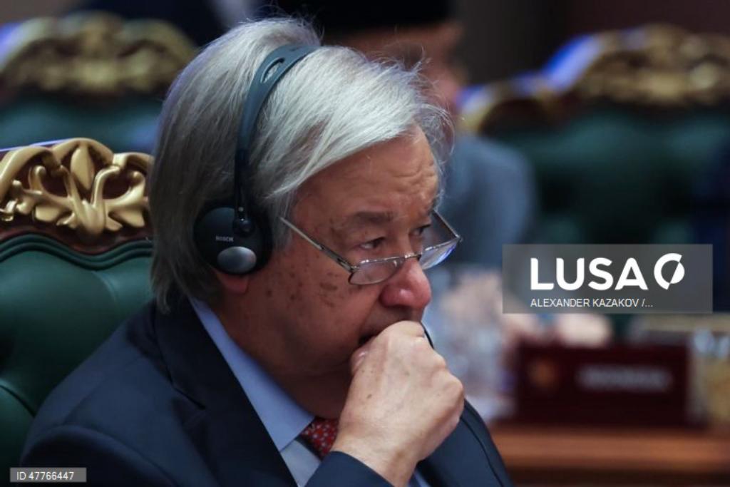 Mundo/
Guterres diz que mundo "precisa de paz" perante líderes da Rússia e Irão