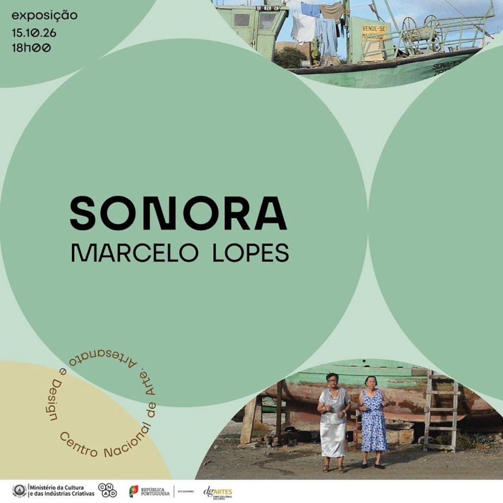 Cultura/
CNAD inaugura exposição “Sonora”, visual de Marcelo Lopes