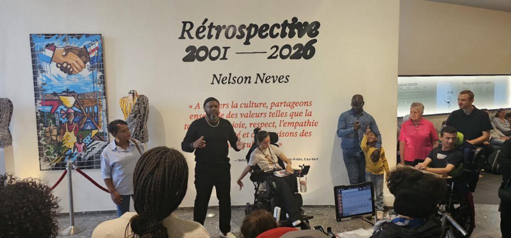 Cultura/
Nelson Neves exibe arte e promove a inclusão no Luxemburgo