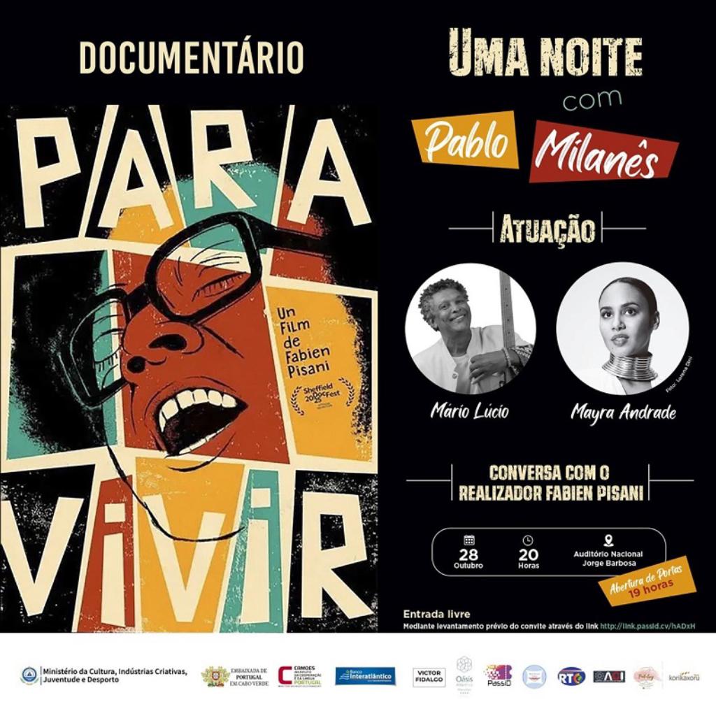 Cultura/
Pablo Milanés celebrado na Cidade da Praia com cinema, conversa e música