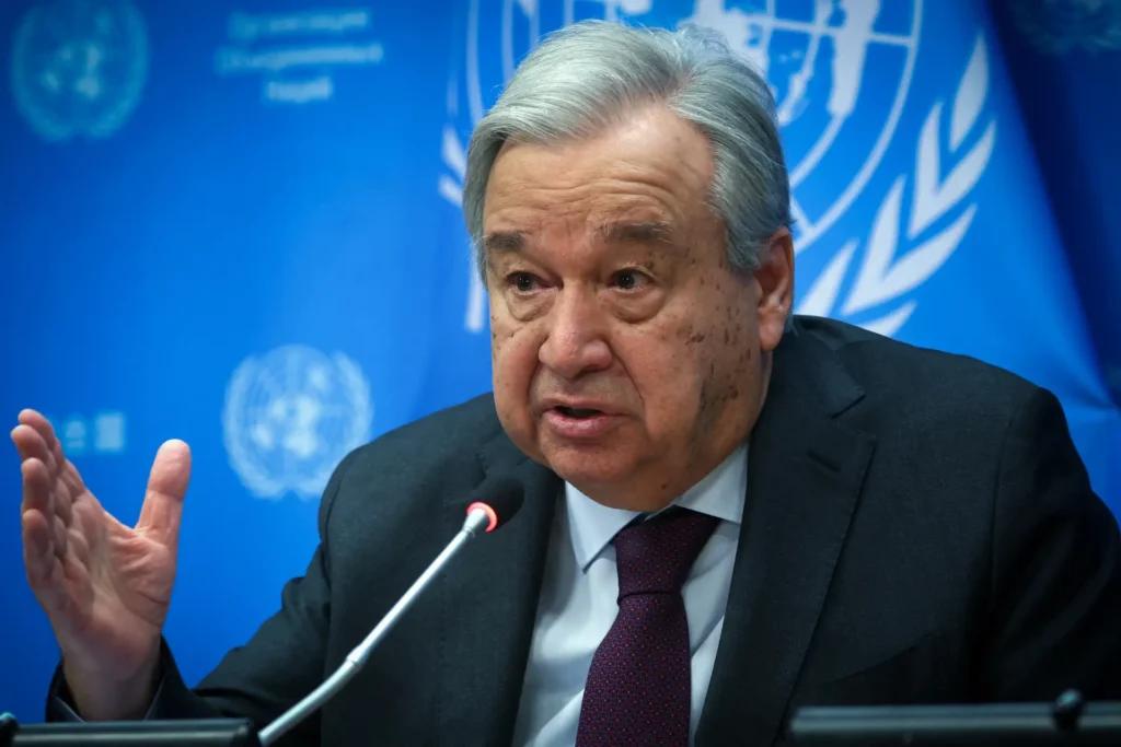 Guterres alerta onda de protestos globais por custo de vida