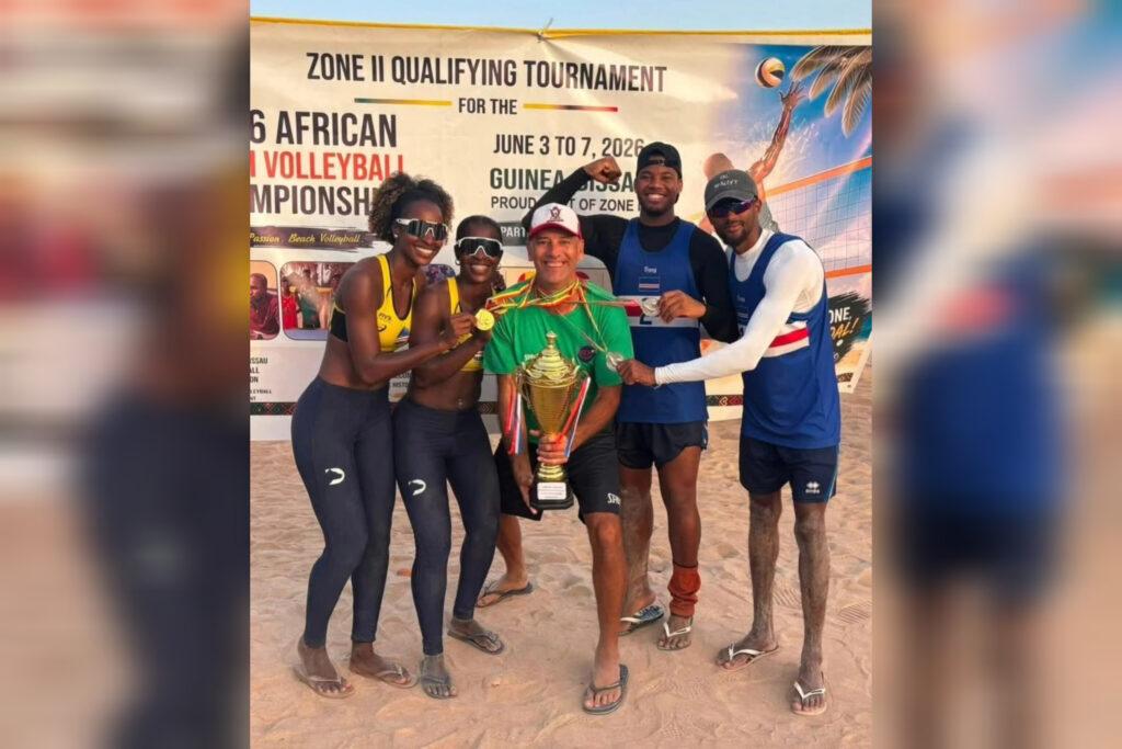 Cabo Verde Brilha no Voleibol de Praia com Dois Pódios