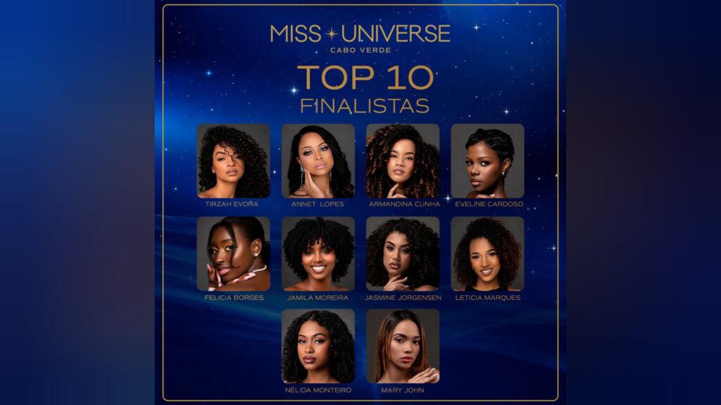Miss Universe Cabo Verde Revela Dez Finalistas