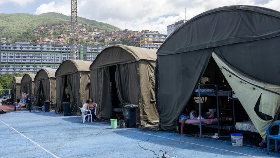 Venezuela: Cerca de 14.600 pessoas em acampamentos temporários