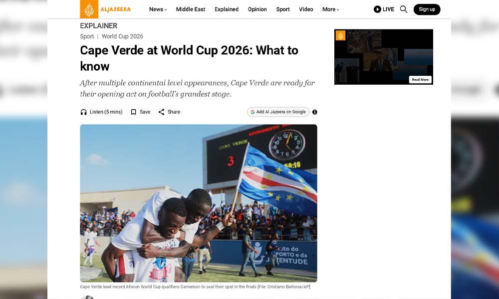 Cabo Verde em Destaque no Mundial de Futebol