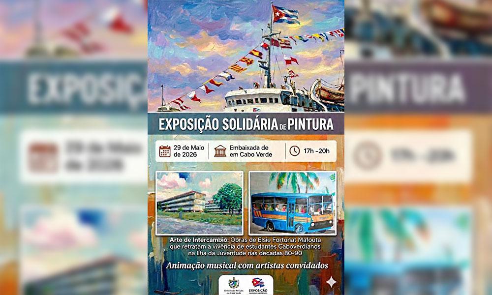 Praia: Embaixada de Cuba acolhe exposição solidária de pintura