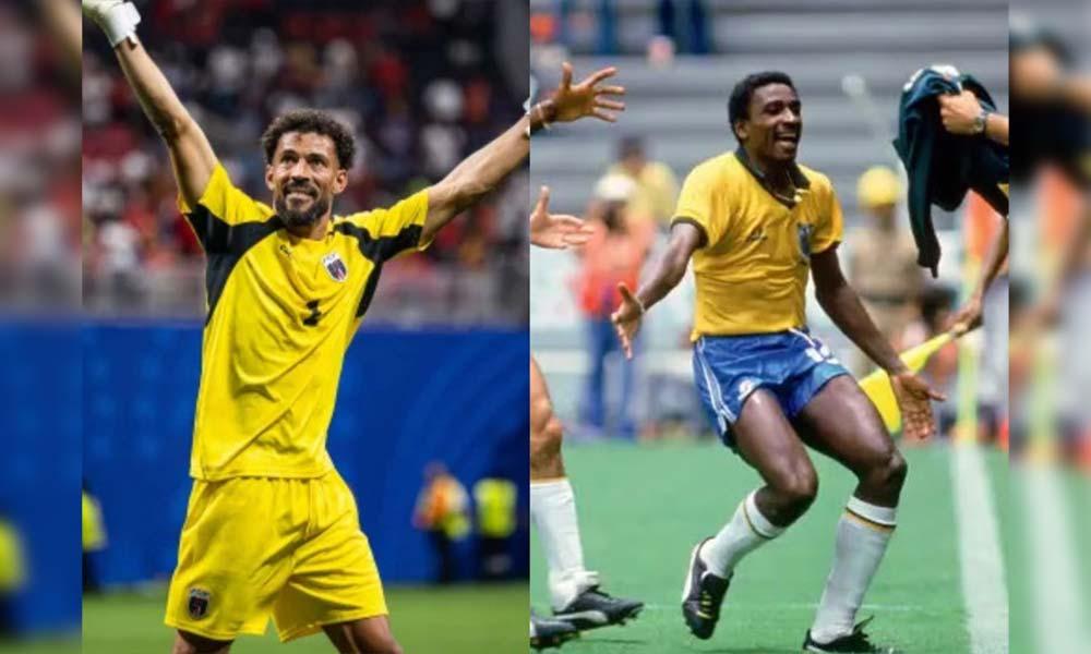Ex-lateral da Seleção do Brasil, Josimar emocionado ao descobrir que inspirou o nome do guardião cabo-verdiano Vozinha e convida-o para seu aniversário