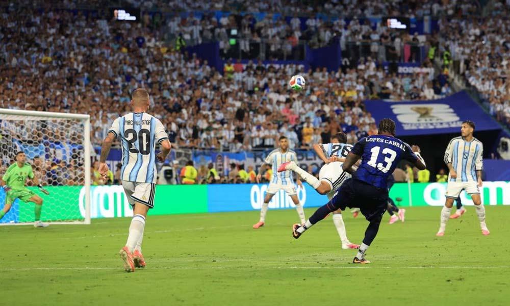 Vote até 27 de Julho no golo de Sidny para melhor do Mundial 2026