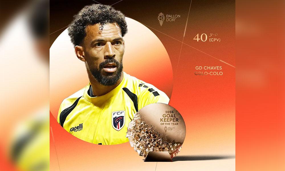 Vozinha dedica nomeação para Bola de Ouro 2026 ao “povo cabo-verdiano”
