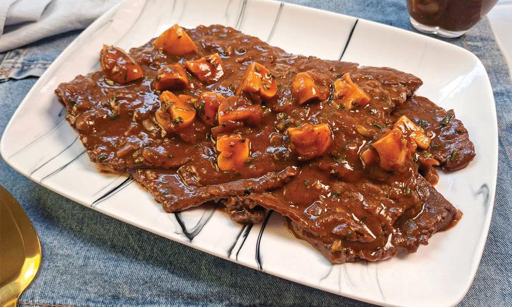 Bife ao molho madeira