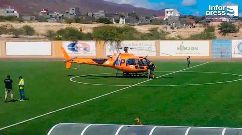 Porto Novo: Presidente da República viajou de helicóptero a Monte Trigo para contactos com comunidade