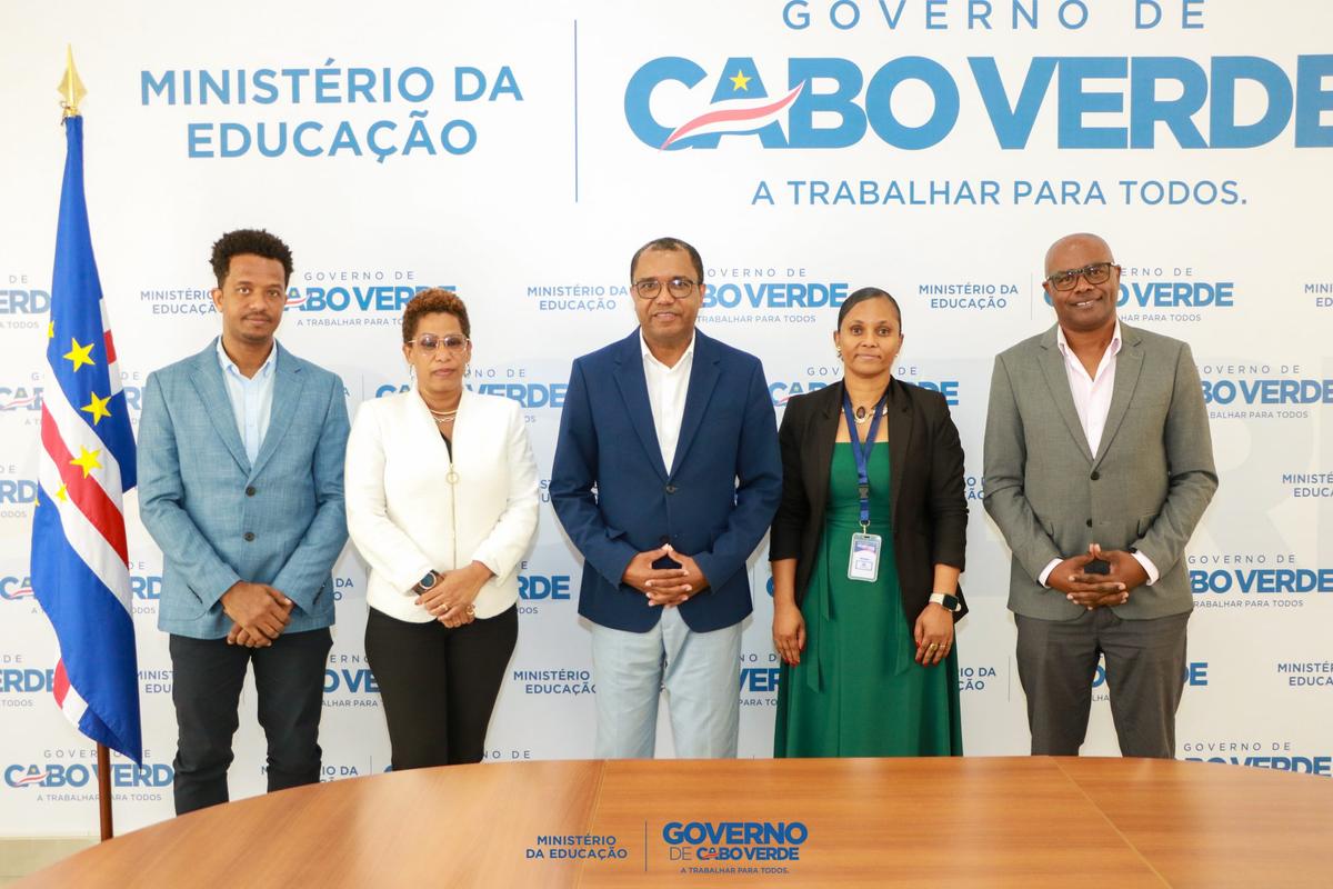 Ministro da Educação recebe cumprimentos da nova Reitoria da Uni-CV