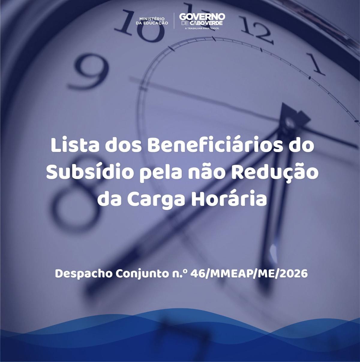 Ministério da Educação divulga lista de 689 professores beneficiários do Subsídio