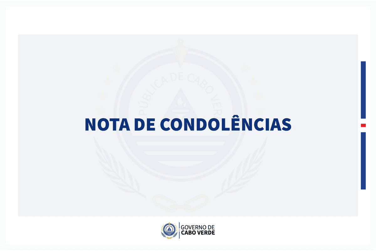 Nota de Pesar do Governo: Vítima cabo-verdiana na tragédia do Cacém (Portugal)